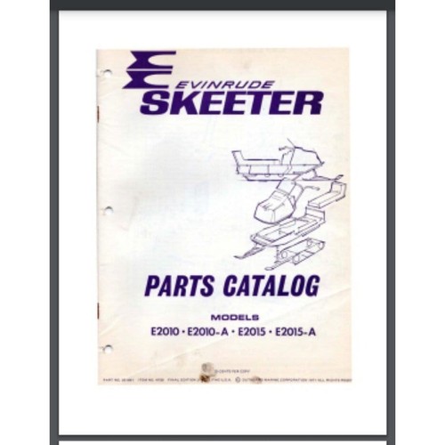 Manuale ricambi motoslitta