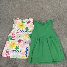 2x Girls Summer Dress Size 3-6