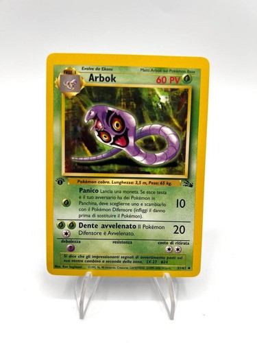 Carta pokemon arbok - carta,