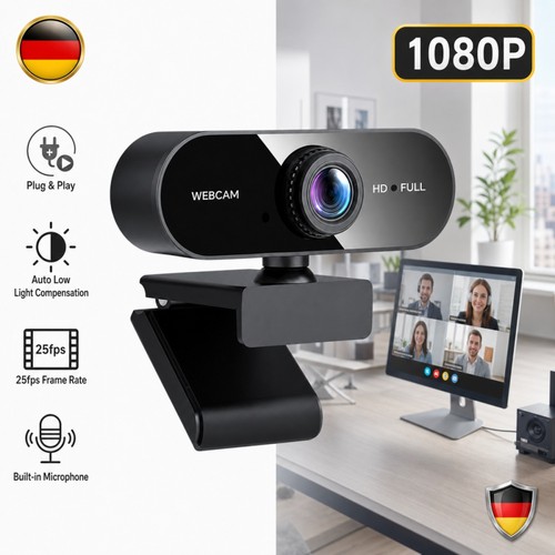 Webcam usb fullhd 1080 - webcam,
