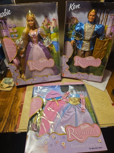 3ea vintage 2001 mattel - 3ea, barbie