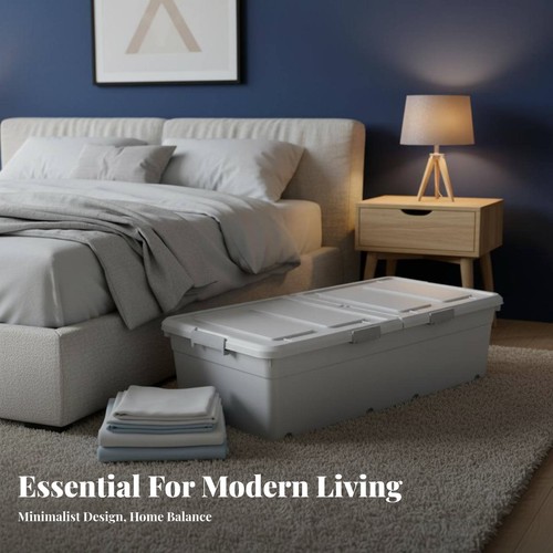 Contenitore piatto per letto - contenitore,