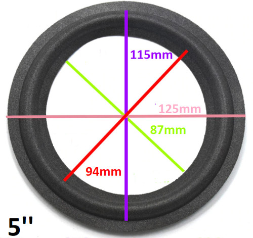 Altoparlante woofer cm in - cm,