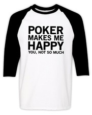 T-shirt gioco poker scherzo
