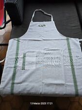 GREMBIULE BIANCO PER CHEF CUCINA OLIO CARLI