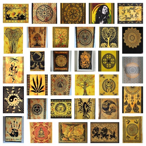 Arazzo parete giallo tie - arazzo,