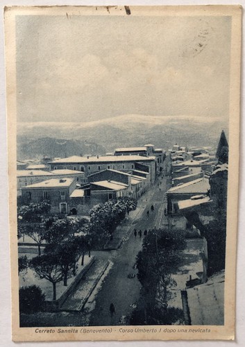Cartolina cerreto sannita - cerreto,