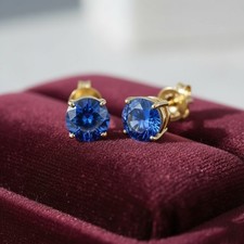 Orecchini Zaffiro Blu Creati