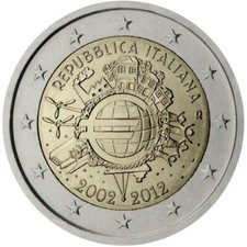 Moneta 2 euro rara - Repubblica Italiana 2002-2012