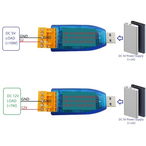 Uscita vdc convertitore usb - uscita,