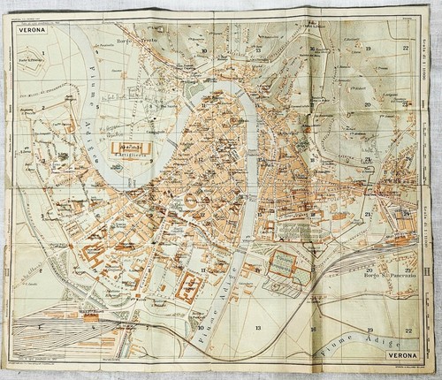 Cartina geografica verona - cartina, di