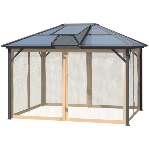 Hardtop grey gazebo - 10',