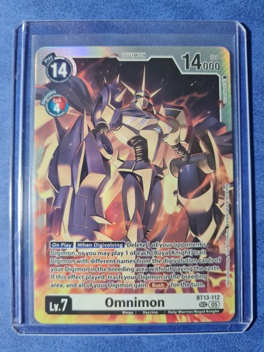 Digimon omnimon bt13 112 - digimon, •