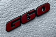 G60 rear badge emblem, OE VW