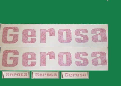 Gerosa rosso red - red, stickers