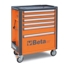 Cassettiera carrello porta attrezzi Beta C37/6-O arancio 6 tiretti