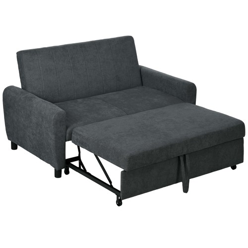 Homcom divano letto tessuto - divano,