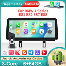 Autoradio 12,3'' Android 4G 8 core 64GB GPS Navi iDrive per BMW Serie 1 E81 E82 E87