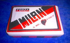 FORZA MILAN IL MIO CUORE E' CON TE CUSCINO GRADINATE STADIO VINTAGE '80