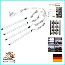 Cefrank Illuminazione LED per Vetrine Set di 4 - Illuminazione per Scaffali ad Efficienza Energetica