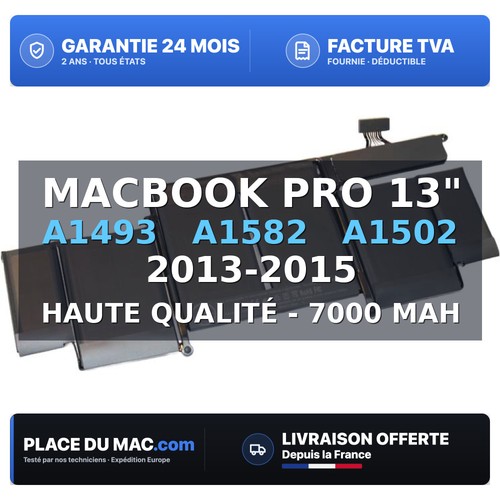 Batterie pour macbook pro - batterie, 13