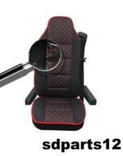 Coprisedile Singolo Nero Rosso