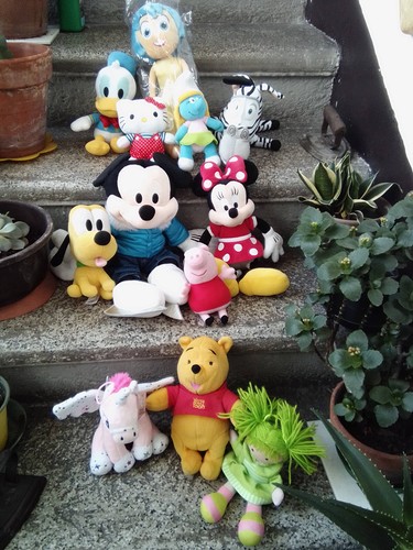 Lotto peluche cartoons - 12,