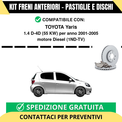 Kit freni anteriori pastiglie - kit,