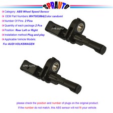 2 ABS Speed Sensor Rear LH &