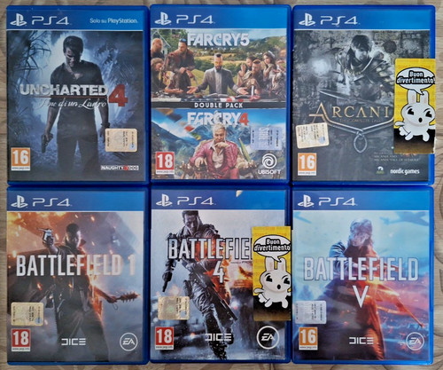Bundle lotto giochi ps4 - 7,