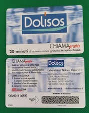 Scheda telefonica nuova tipo Chiamagratis Dolisos Ardea Roma come foto