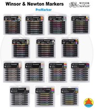 PROMARKER LETRASET PANTONE WINSOR&NEWTON SET  PENNARELLI DOPPIA PUNTA MARKER