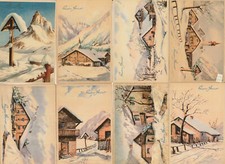 CARTOLINE 10 PZ. NATALE NEVE