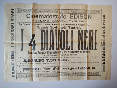 Volantino del 1914 originale - volantino,