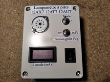 Mini-lampemètre à piles 12AU7 12AT7 12AX7 ECC81 ECC82 ECC83, tube tester