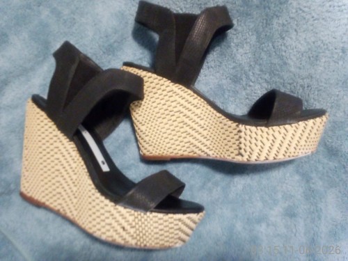 Sandali pelle con zeppa - sandali,
