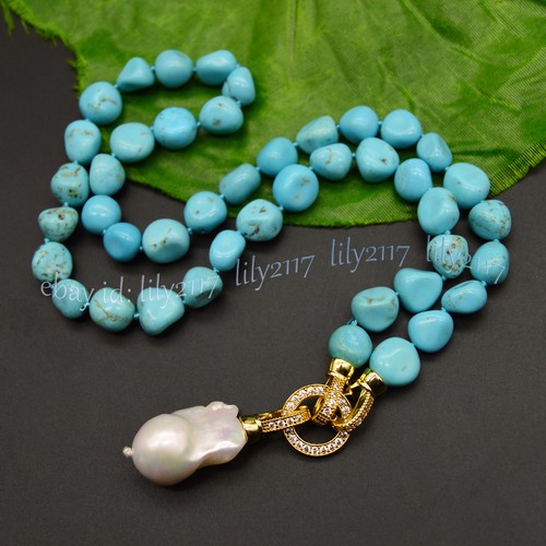 Collana con ciondolo perle