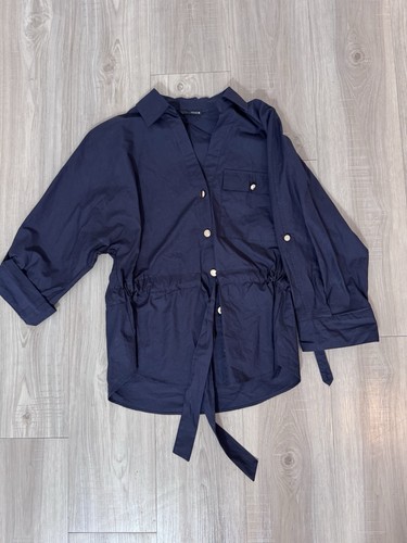 Giacca donna zara navy - zara,
