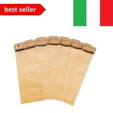 16 Sacchetti Compatibili Folletto VK120 VK121 VK122 – Ricambio in Carta a 3 S...