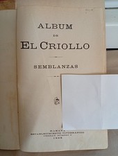 Album de El Criollo. Semblanzas Establecimiento Tipografico 1888