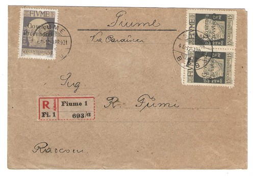 1921 fiume coppia - fiume,