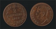 2 CENTESIMI 1900 - UMBERTO I
