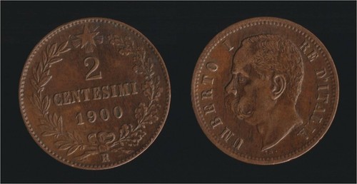 Centesimi 1900 umberto - centesimi, i