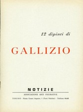 GALLIZIO, Pinot. 12 dipinti di