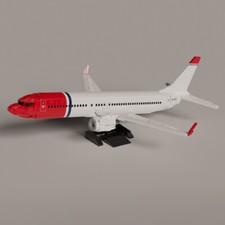 Aereo di linea a corpo stretto scala 1:51 2128 pezzi MOC-65055