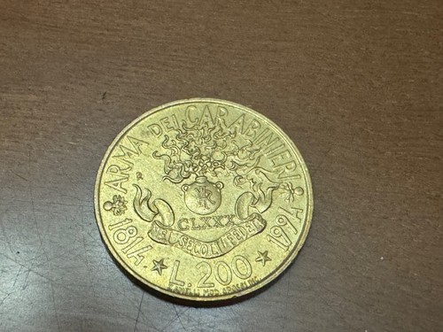Moneta 200 lire 180 - moneta,