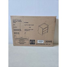 Comodino ADWN noce 2 cassetti