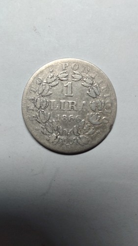 Lira stato pontificio pio - pontificio, ix