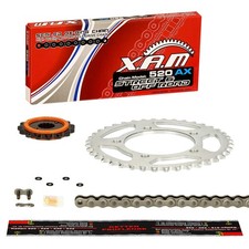 Kit Catena XAM X-Ring Yamaha SRX 600 (1XM) 86-89, Blocchetto Rivetto, SILENT, SRX600