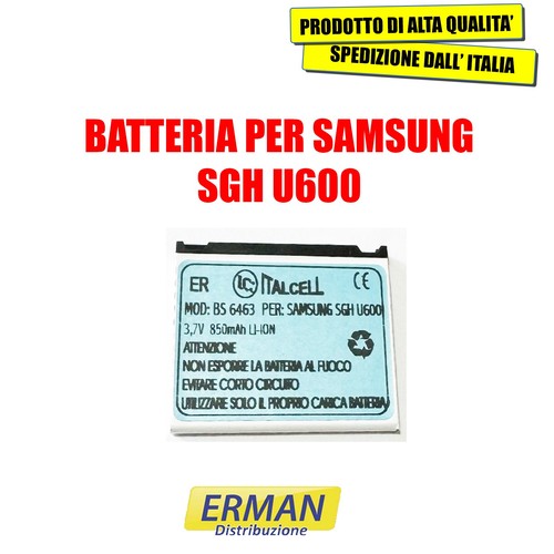 Batteria per samsung sgh - per, u600